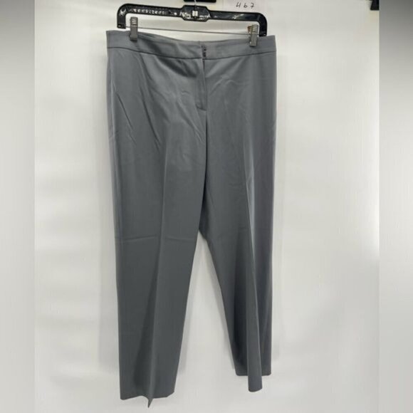 Lafayette 148 New York grey wool trousers pants size 6 ankle - Picture 1 of 11